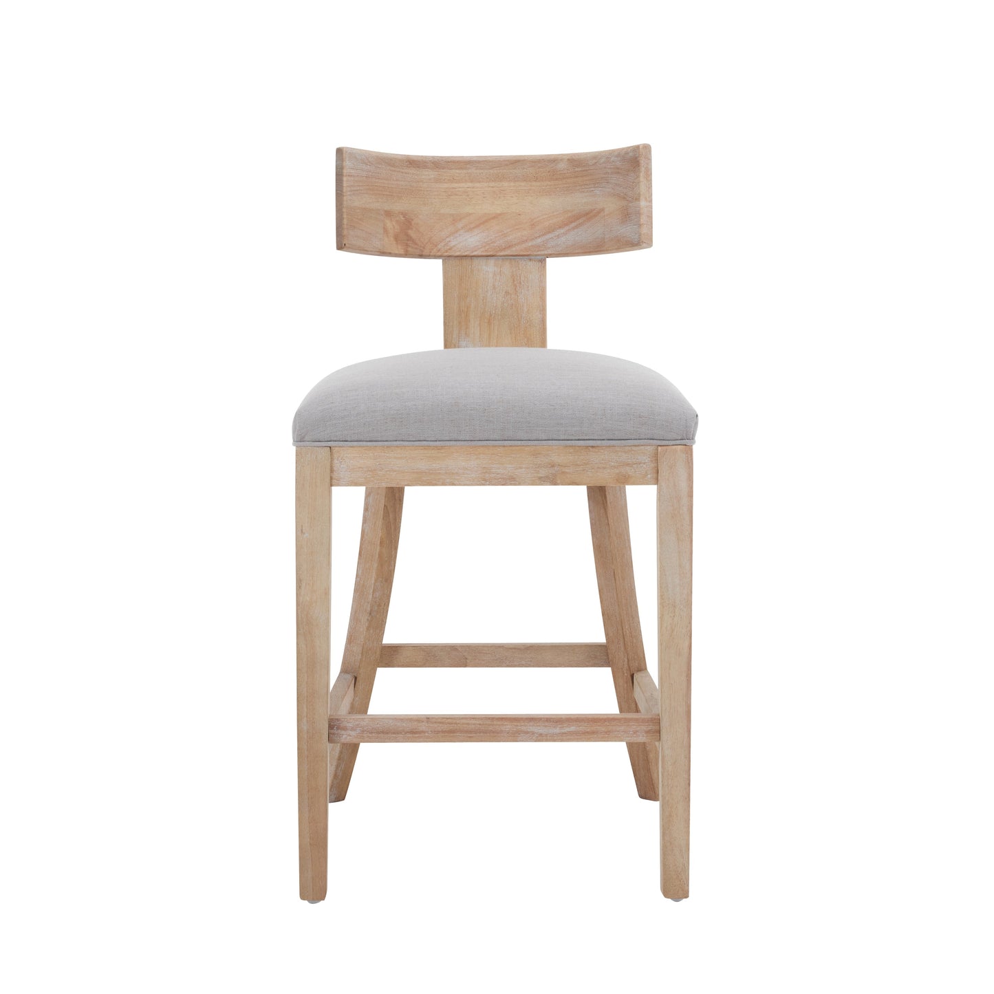 27" Counter Stools Set of 2, Upholstered Counter Height Bar Stools