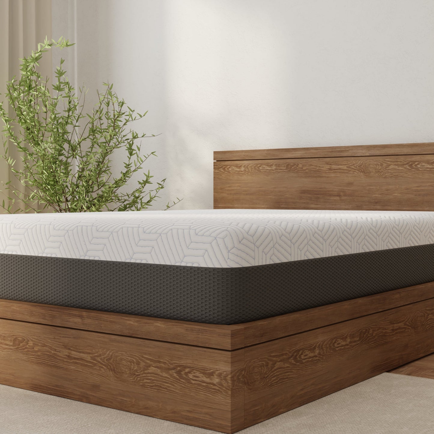 Omne Fria 12 Inch Queen Soft Mattress With Cooling Cover