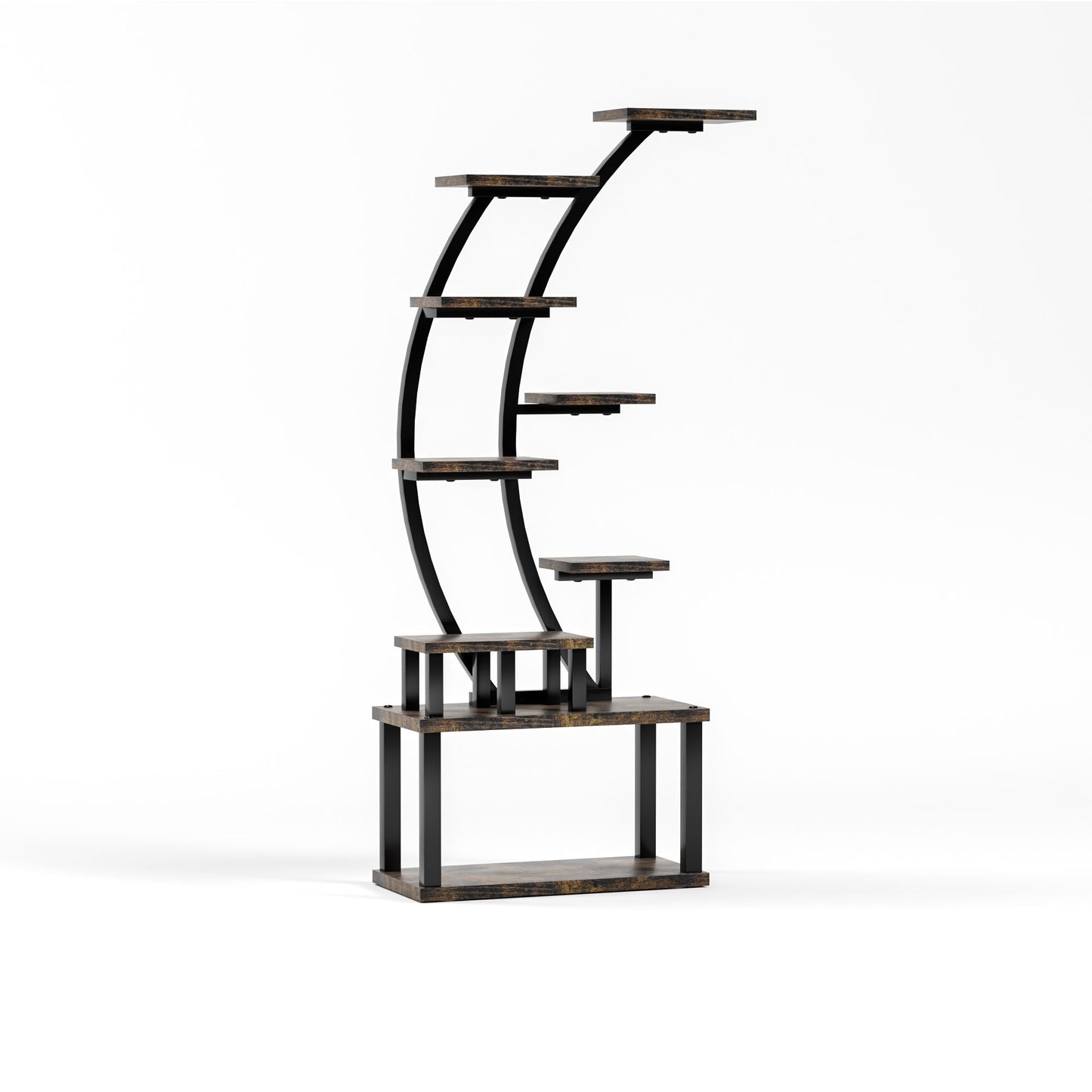 9 Tiered Indoor Plant Stand With 5 Adjustable Grow Lights