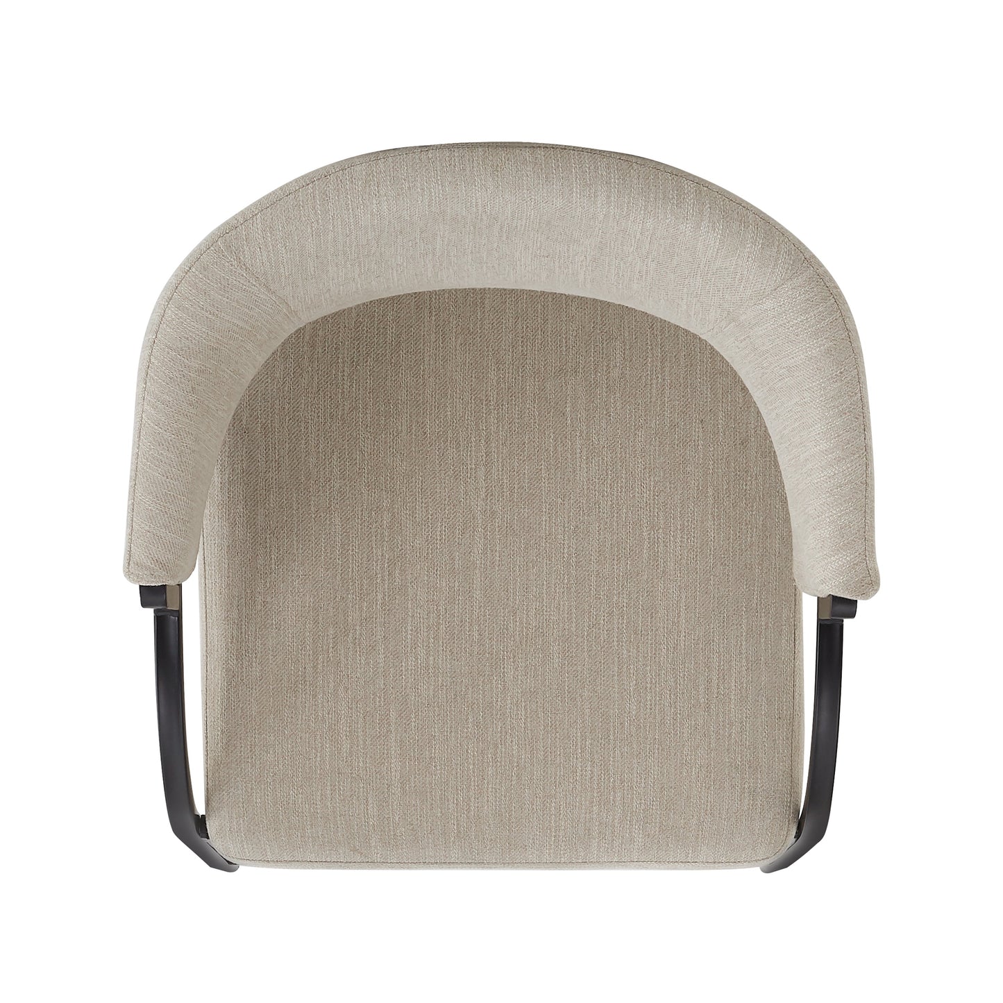 25'' Seat Height Modern Fabric Bar Stools with Back