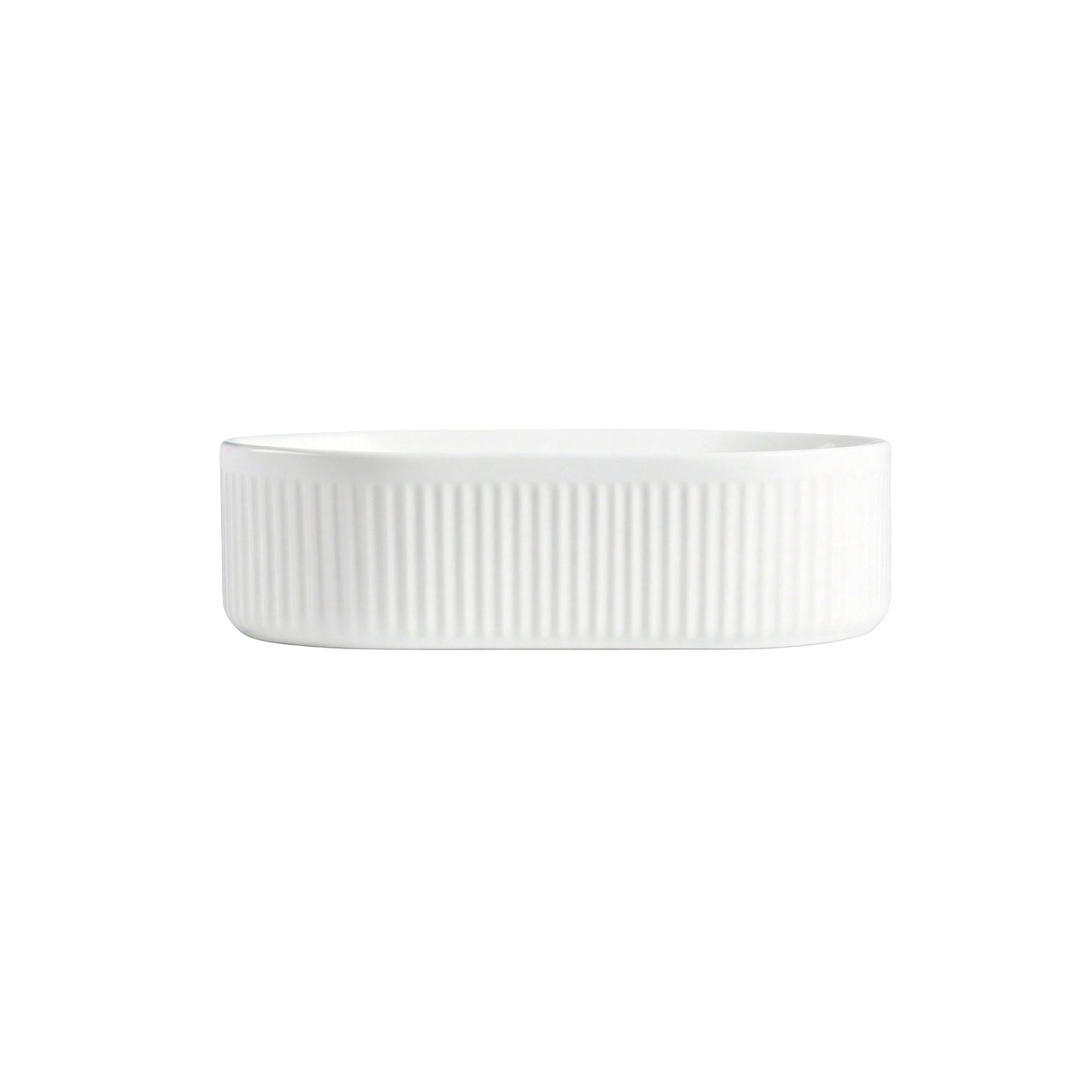 Integrated Oval Ceramic Bathroom Sink