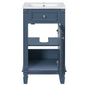 Bathroom Vanity With Sink, Soft-Closing Door, Adjustable Shelf