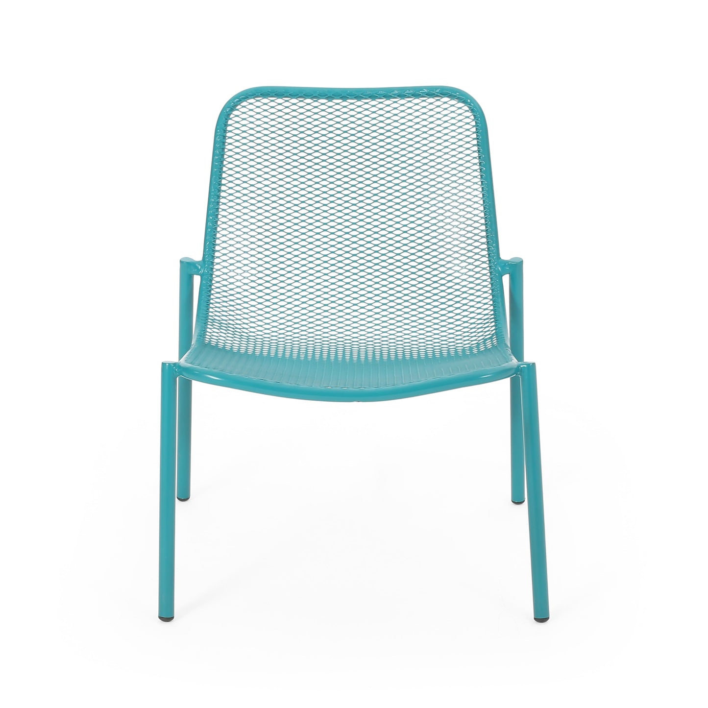 Kincaid Outdoor 3-Piece Conversation Set with Iron Frame - Teal