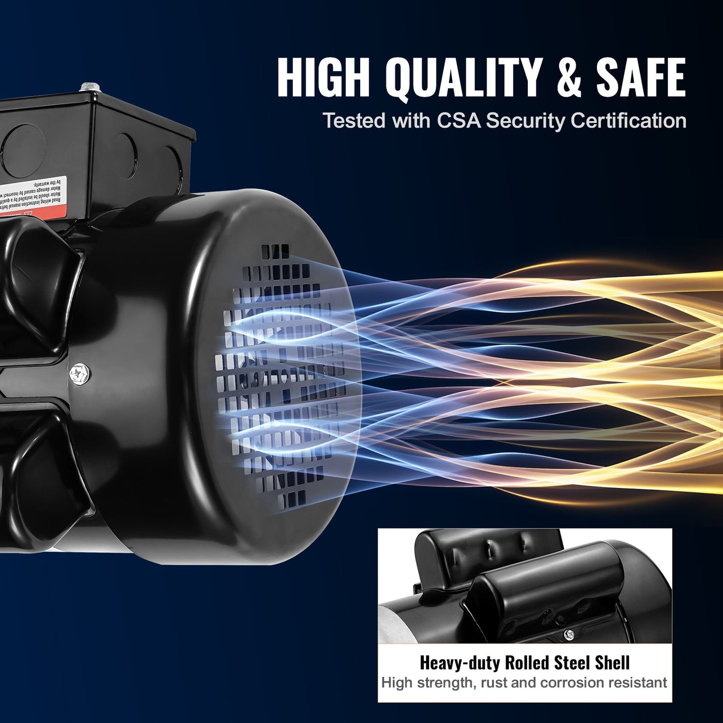 1.5HP Electric Motor 3450 RPM AC 115V/230V