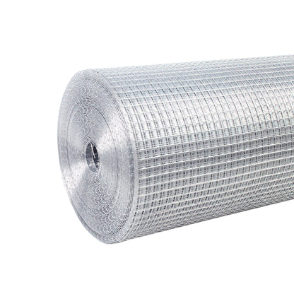 Galvanized Hardware Cloth, Chicken Wire Fence Roll For Garden And Animal Enclosures - Silver