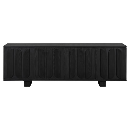 Vibe Haus 63'' Farmhouse TV Stand for TVs up to 75 Inches