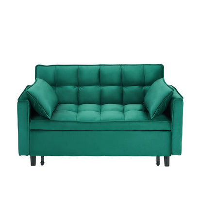 Sofa Bed With Pockets, 3 In 1 Convertible For Living Room