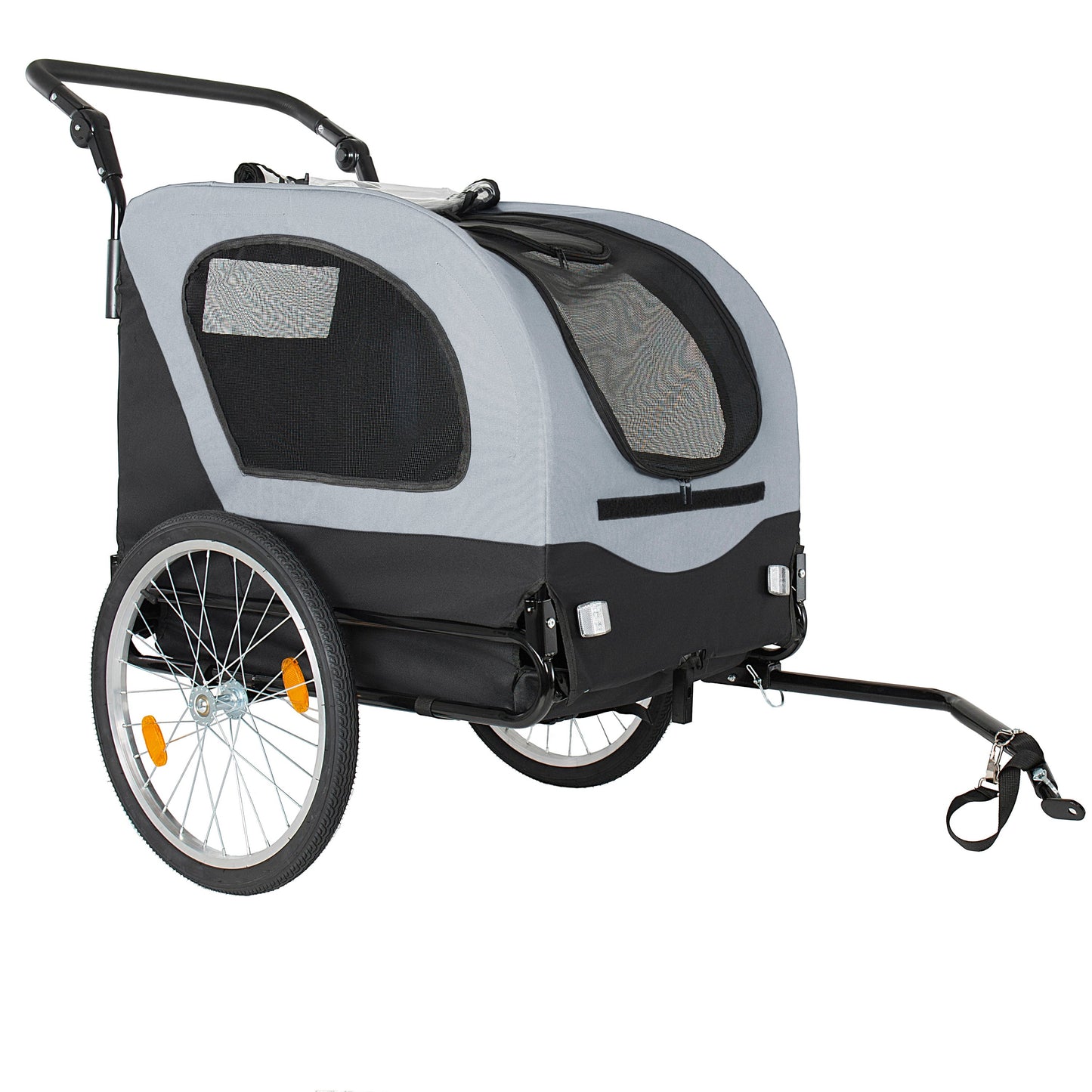 2-in-1 Bike Trailer & Pet Stroller for Dogs up to 110lbs