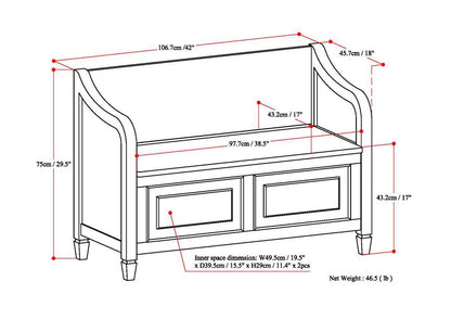 Connaught - Storage Bench