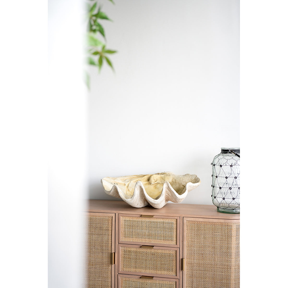 Large Clam Shell Accent 25.3x16.5x8.5"