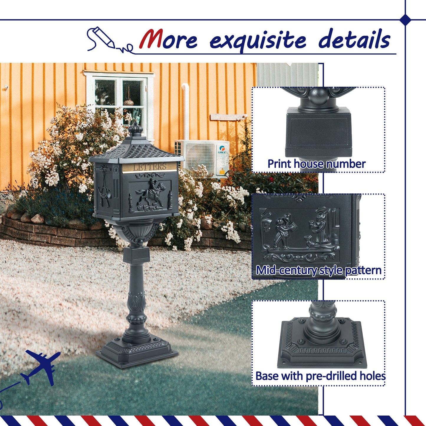 Mailbox Cast Aluminum