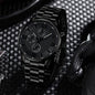Three-Eye Digital Mens Watch Bracelet And Necklace Set