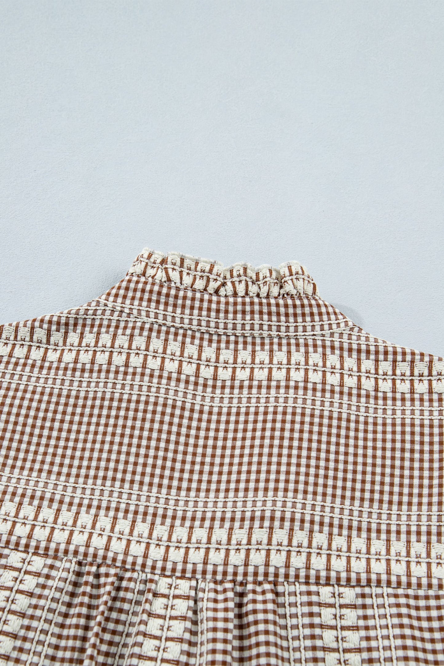 Maggie Puff Sleeve Gingham Blouse