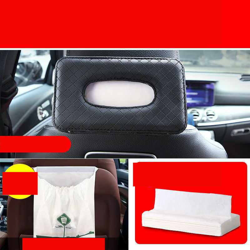 Multifunctional Seat Type Sun Visor Car Interior Tissue Box