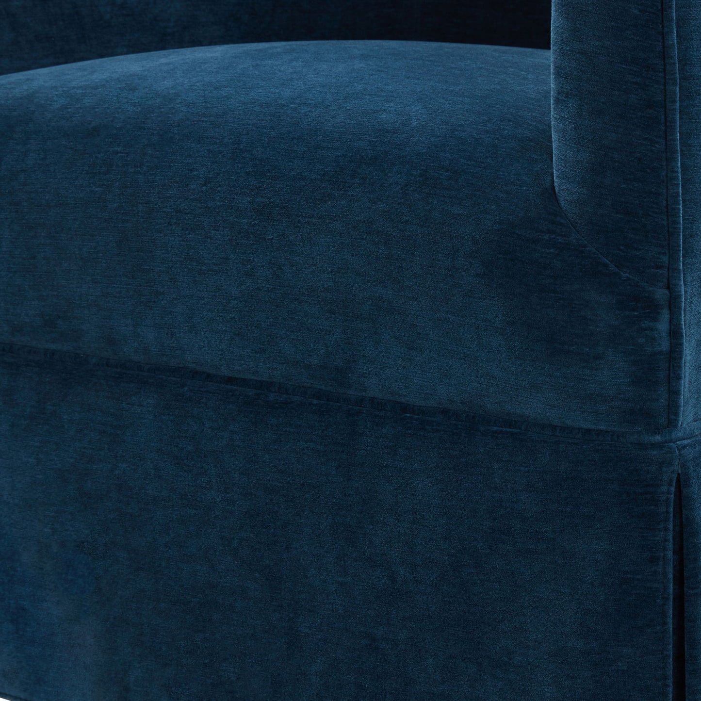 Elm - Skirted Swivel Chair