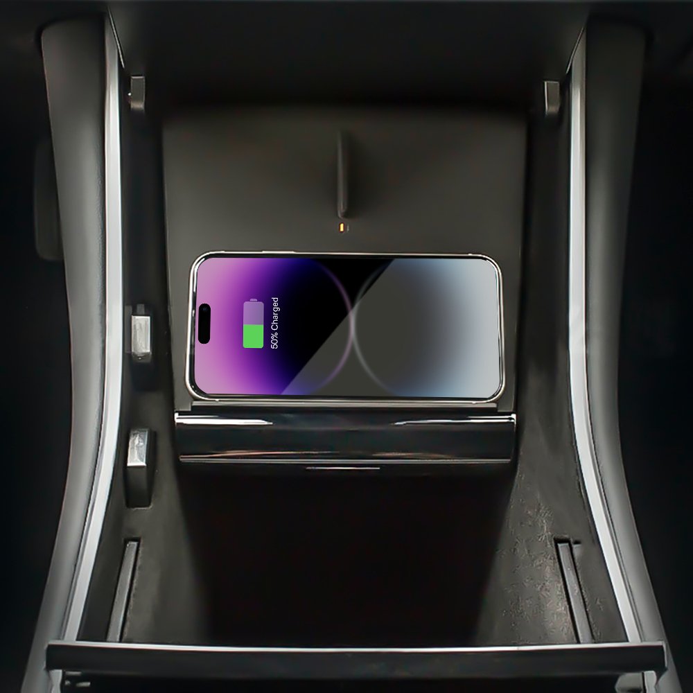 Center Console Wireless Charger for Tesla Model 3