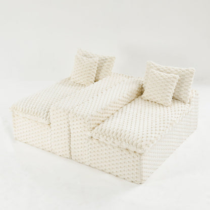 Multifunctional Sofa, Side-By-Side Or Facing Each Other