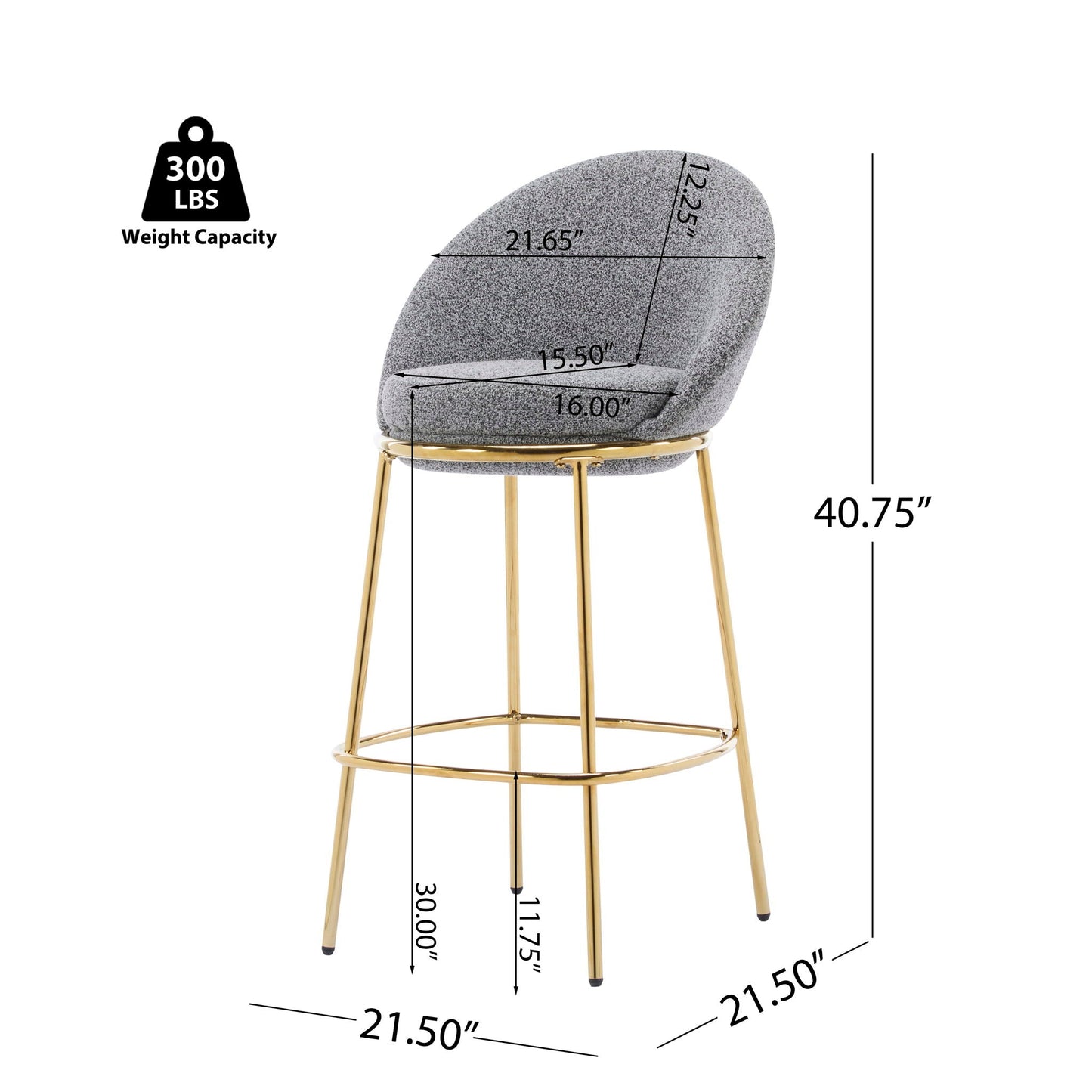 Celano Upholstered Barstool (Set of 2)