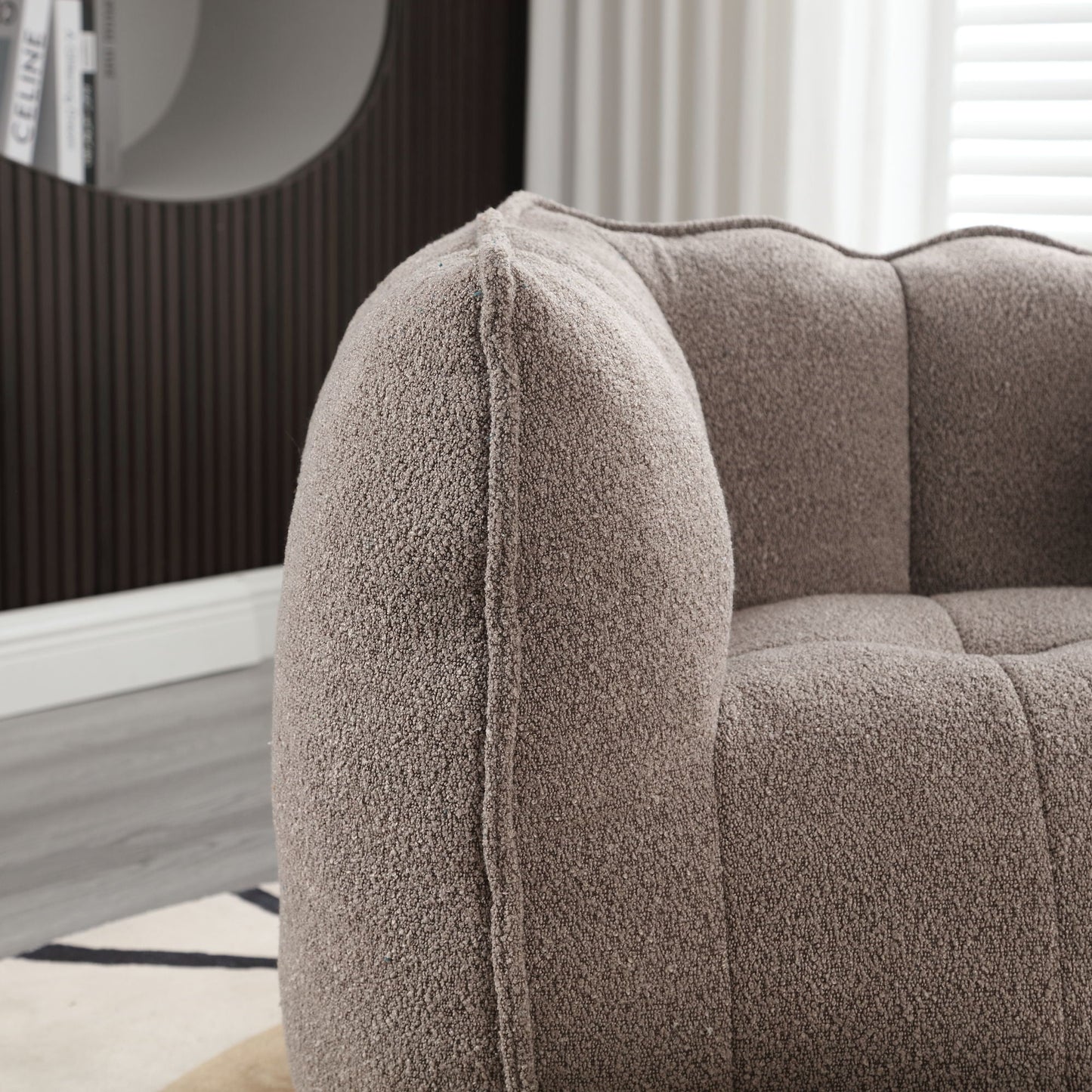 Soft Bean Bag Chair With High Resilient Foam