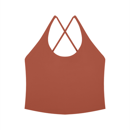Loki & Ivy Women's Tight Halter Yoga Tank Top