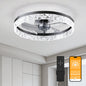 19.7" Ceiling Fan with Dimmable LED Light and Remote & App Control