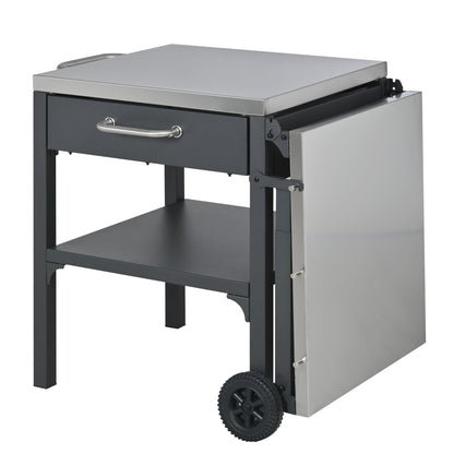 Outdoor Kitchen Cart Foldable Outdoor Prep Station