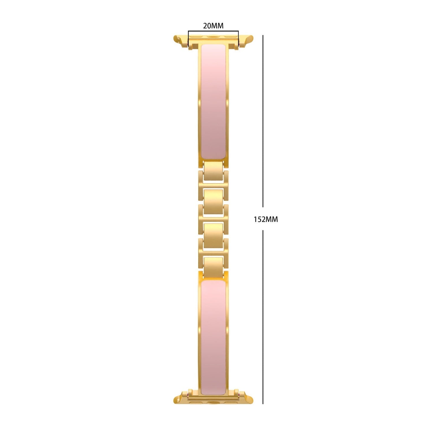 Chanel-style Bracelet-style Metal-link Watch Strap