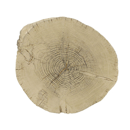 Gene Fiber Concrete Accent Table - Brown
