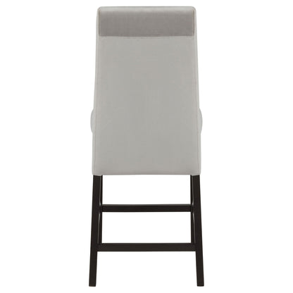 Upholstered Counter Stools (Set of 2) - Gray