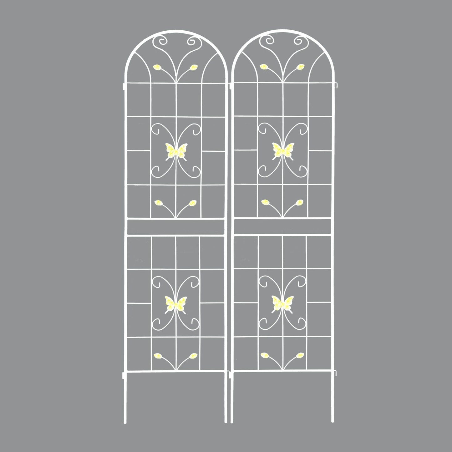 Garden Metal Trellis Rustproof Trellis For Climbing Plants Outdoor Flower Support