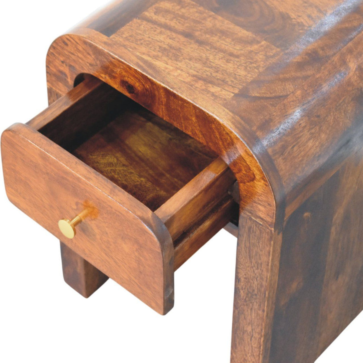 Mini Darcy - Nightstand With Curved Edges