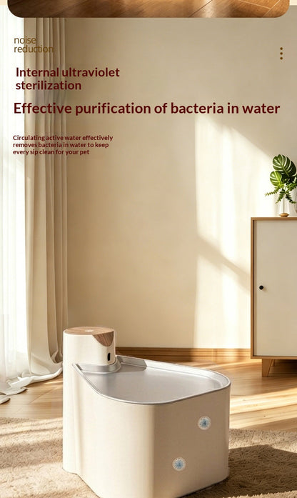 Smart Sensor Wireless Circulating Filtered Pet Water Fountain