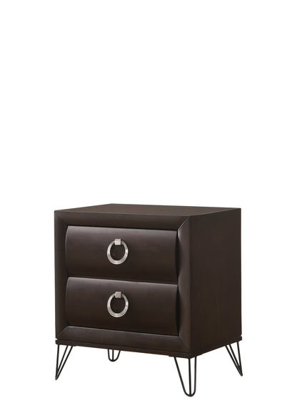 Tablita Dark Merlot Finish Nightstand