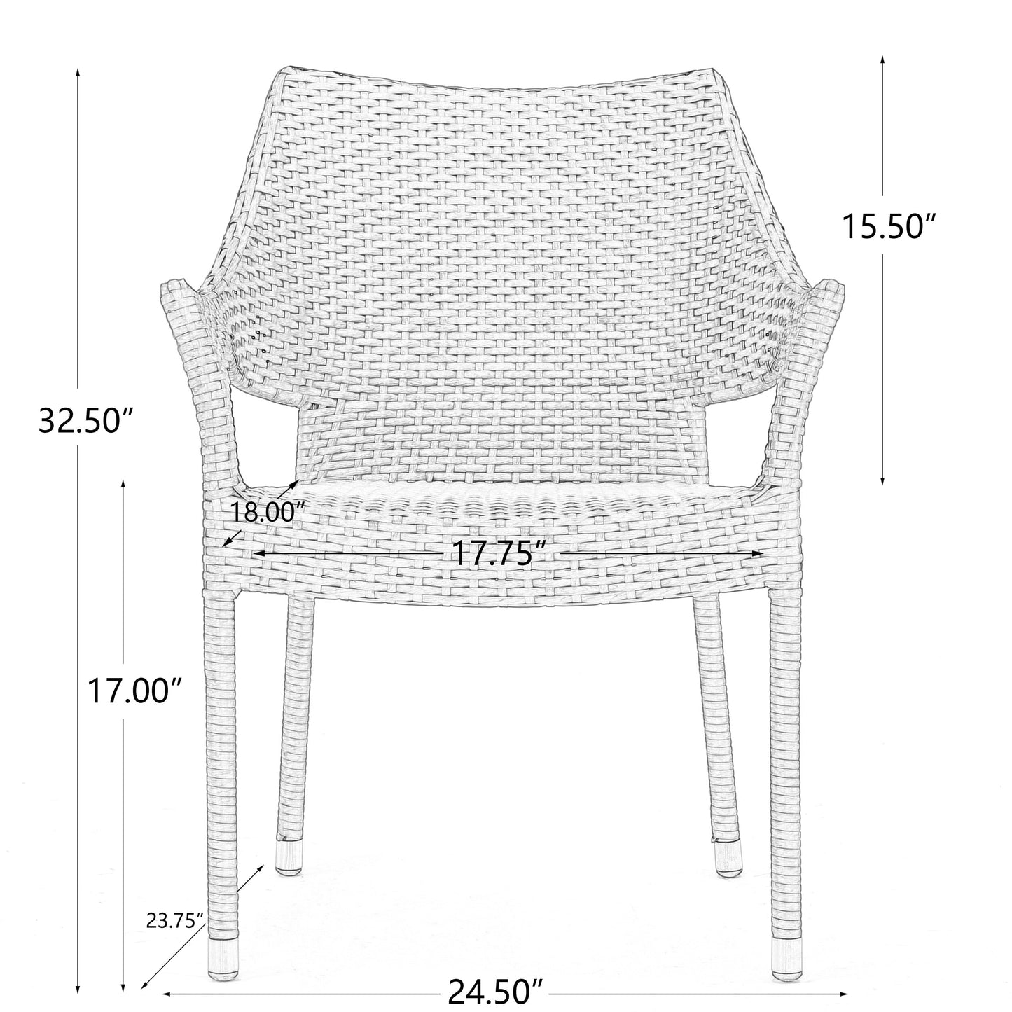 9 PCS Outdoor Dining Set with 64" Solid Wood Table and Chairs