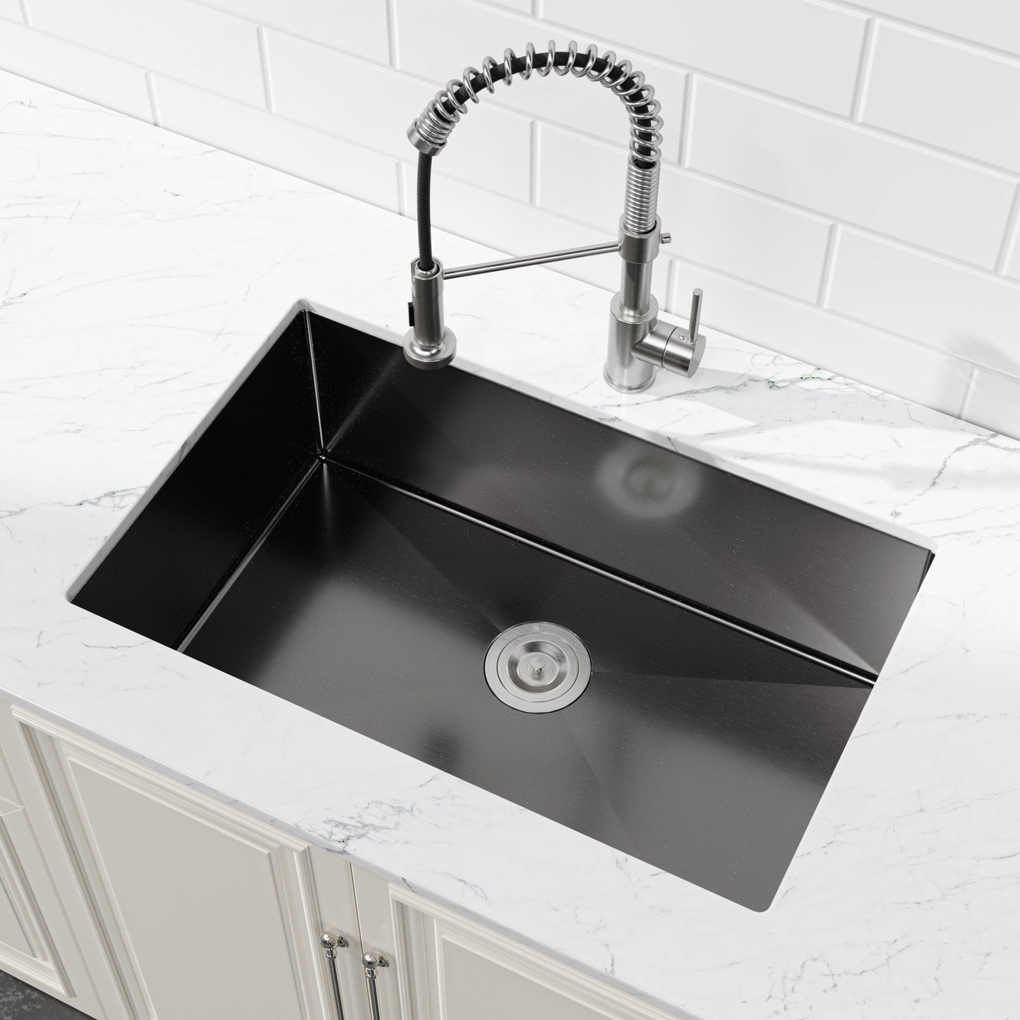 Stainless Steel Kitchen Sink 30"x19" Single Bowl Undermount