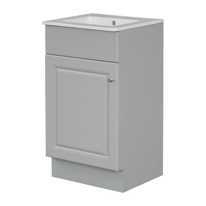 Bathroom Vanity With Sink, Cabinet With Adjustable Shelf