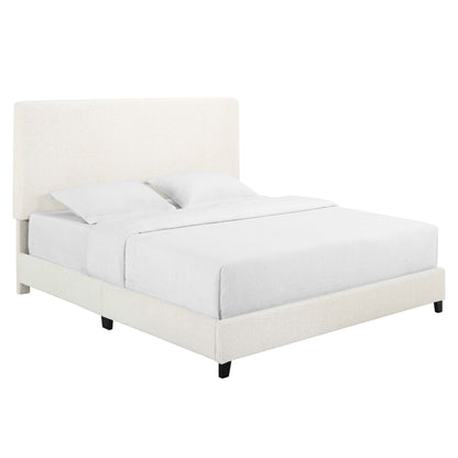 Upholstered Headboard Platform Bed
