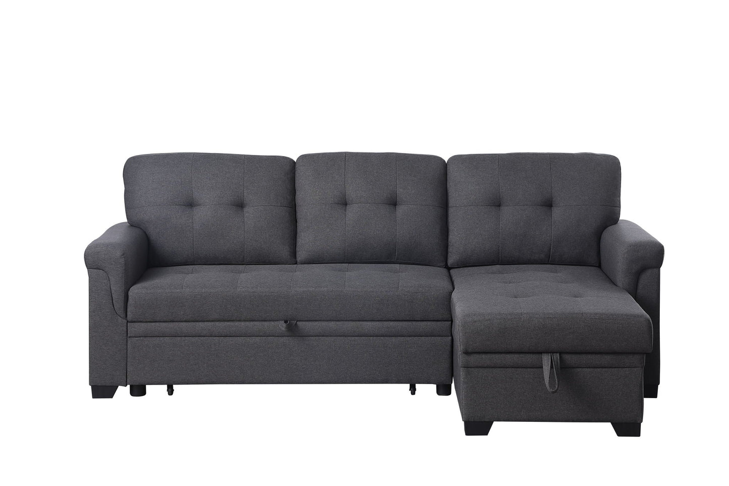 Lucca - Reversible Sleeper Sectional Sofa With Storage Chaise