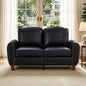 59" Classic Living Room Sofa Loveseat Faux Leather Couch