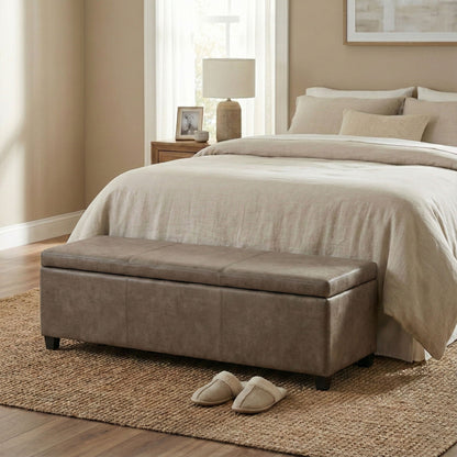 Avalon - Contemporary Storage Ottoman Bench