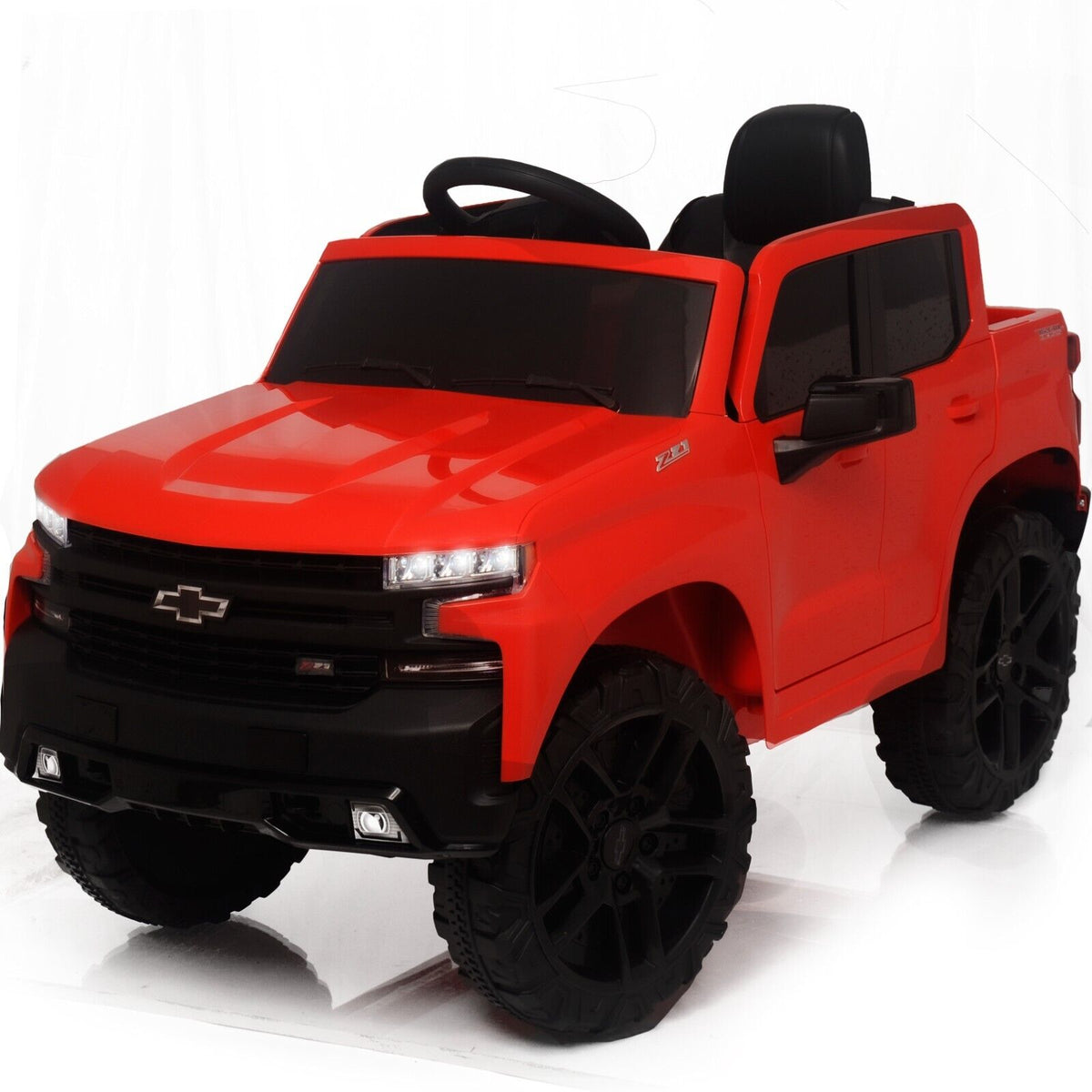 Chevrolet 12V R/C Truck with Suspension Wheels - Available in Multiple Colors