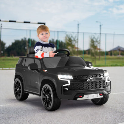Chevrolet Tahoe 12V Electric Ride-On Truck for Kids with Remote Control, Lights, and Music