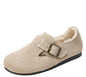 Chic Plush Leather Winter Shoes - # GIAA73610001