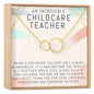 Childcare Teacher Necklace, Multiple Styles Jewelry