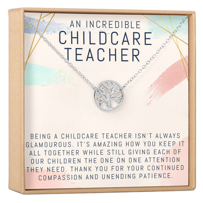 Childcare Teacher Necklace, Multiple Styles Jewelry