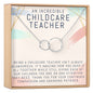 Childcare Teacher Necklace, Multiple Styles Jewelry
