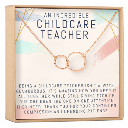 Childcare Teacher Necklace, Multiple Styles Jewelry