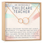 Childcare Teacher Necklace, Multiple Styles Jewelry