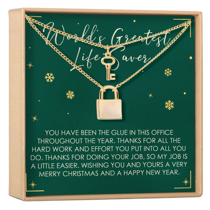Christmas Gift for Administrative Assistant Necklace, Multiple Styles