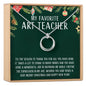 Christmas Gift for Art Teacher Linked Circles Necklace
